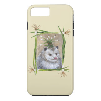 Party Possum in scallion border Case-Mate iPhone Case