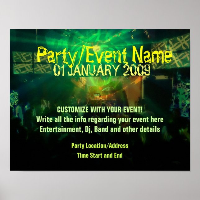 Party Poster #004 Poster (Front)