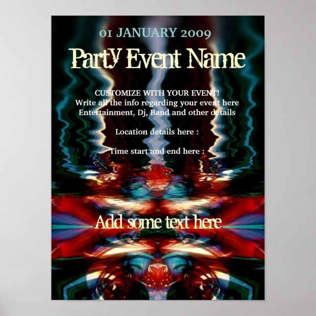 Party Poster #008 Poster (Front)
