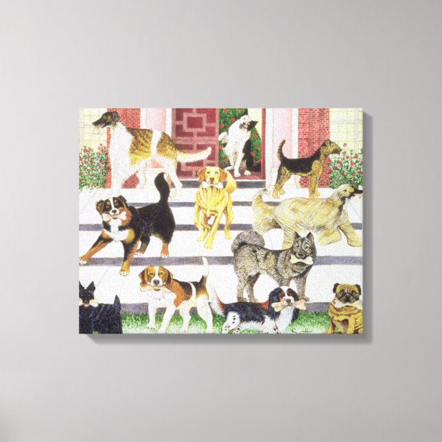 Party Presents Canvas Print (Front)