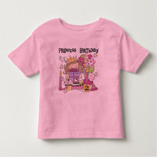 Party Princess 2nd Birthday Tshirts and Gifts