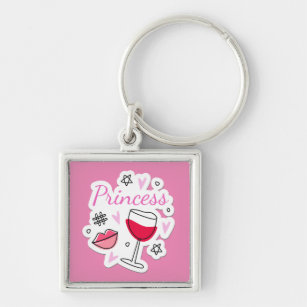 Party Princess Cute Design Key Ring