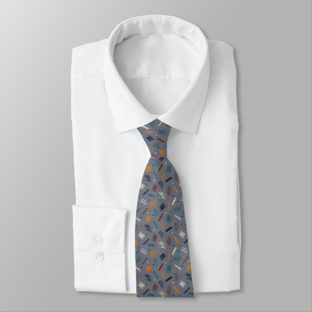 Party Protein on Light Grey Tie (Tied)