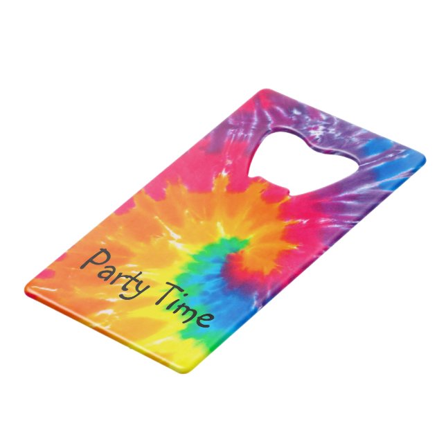 Party Psychedelic Tie Dye Design  (Front Angled)