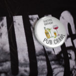 Party Pub Crawl Beer Wine Alcohol Birthday<br><div class="desc">This design may be personalised in the area provided by changing the photo and/or text. Or it can be customised by clicking Personalise this Template and then choosing the click to customise further option and delete or change the colour of the background, add text, change the text colour or style,...</div>