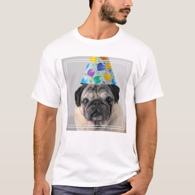 Party Pug T-Shirt (Front)