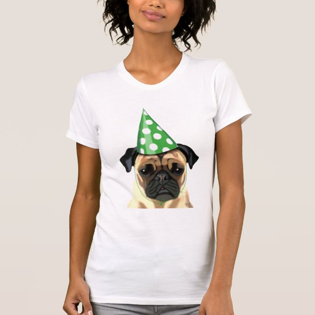 Party Pug T-Shirt (Front)