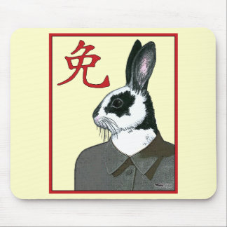 Party Rabbit Mouse Pad