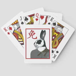 Party Rabbit Playing Cards