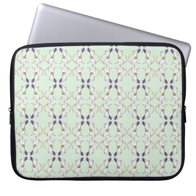 Party rat laptop sleeve (Front)