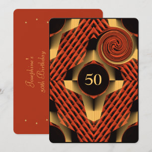 Party Red Invitation