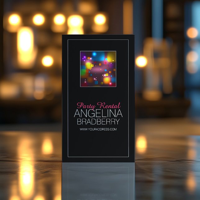 Party Rental Tableware Decor Balloon Supplies Business Card (Perfect for business)