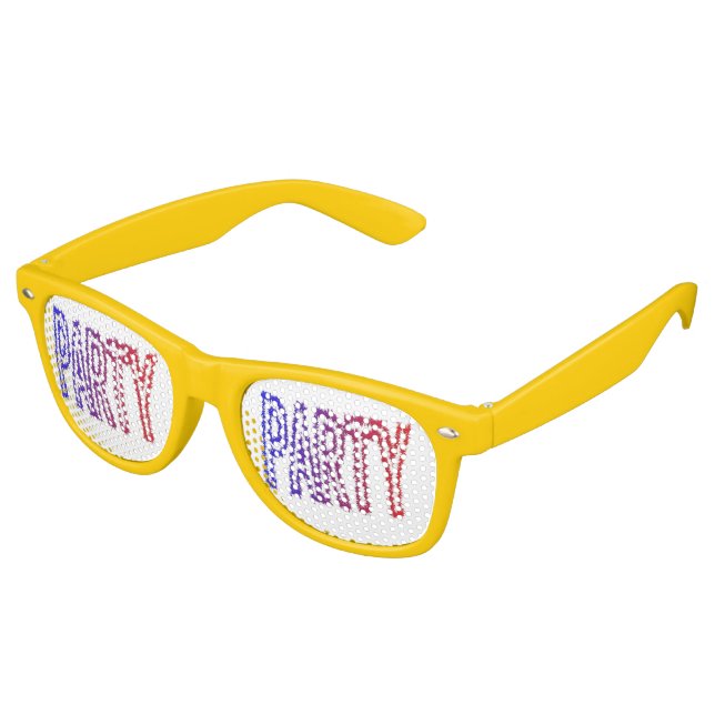 Party Retro Sunglasses (Angled)