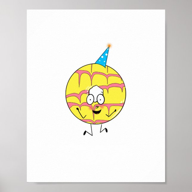 party ring, fun cookie themed poster (Front)