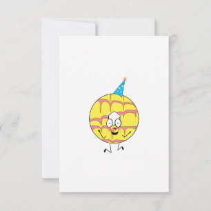 party ring, fun cookie themed thank you card