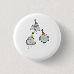 party rockers, party, fun themed 3 cm round badge