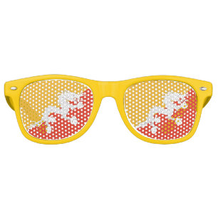 Party Shades Sunglasses - Bhutan flag