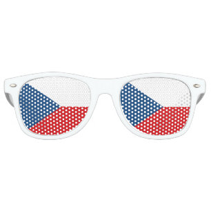 Party Shades Sunglasses - Czechia flag