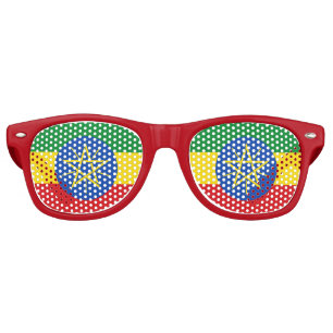 Party Shades Sunglasses - Ethiopia flag