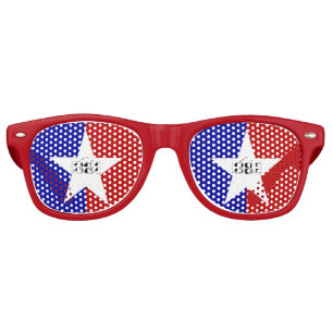 Party Shades Sunglasses - flag of San Antonio