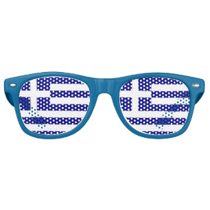 Party Shades Sunglasses - Greece flag