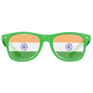 Party Shades Sunglasses - India flag