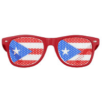 Party Shades Sunglasses - Puerto Rico flag