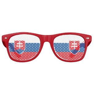 Party Shades Sunglasses - Slovakia flag