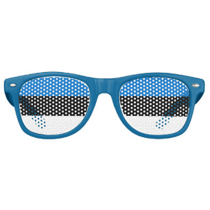 Party Shades Sunglasses with flag of Estonia