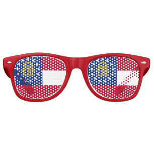 Party Shades Sunglasses with flag of Georgia, USA