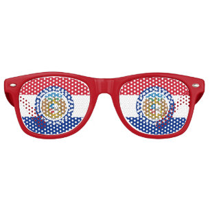 Party Shades Sunglasses with flag of Missouri