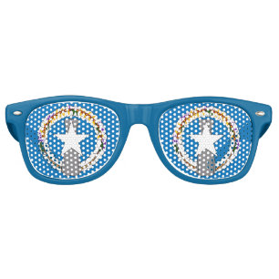 Party Shades Sunglasses with Northern Mariana flag