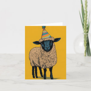 Party Sheep Greeting Card