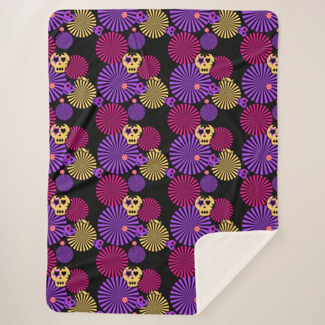 Party skulls blanket (Front)