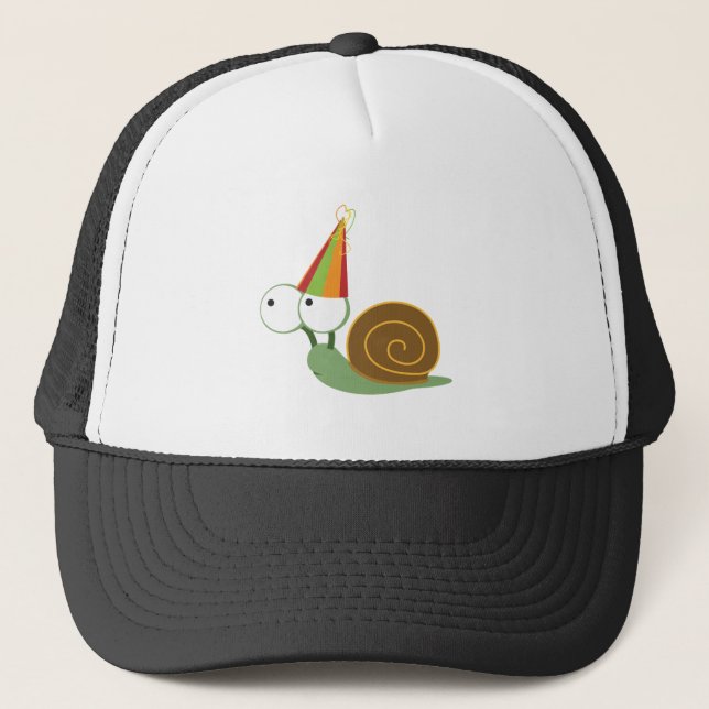 Party Snail Trucker Hat (Front)