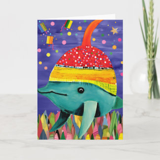 Party Splash Whale: Cute Kids Birthday Card