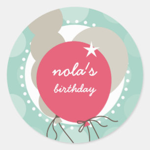 PARTY STICKERS :: balloons 4