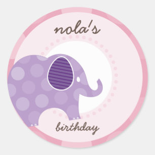 PARTY STICKERS :: elephant 7