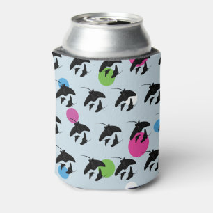 Party Stingray Colourful Pattern   Can Cooler