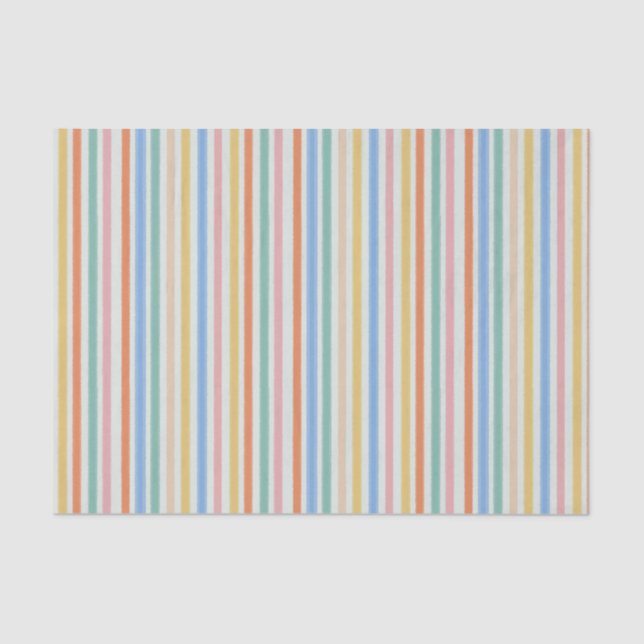 Party stripe tissue paper (Front)