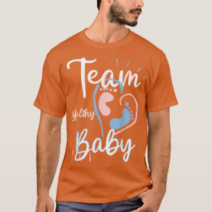 Party Supplies Team Healthy Baby Gender Reveal  T-Shirt