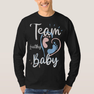 Party Supplies Team Healthy Baby Gender Reveal T-Shirt