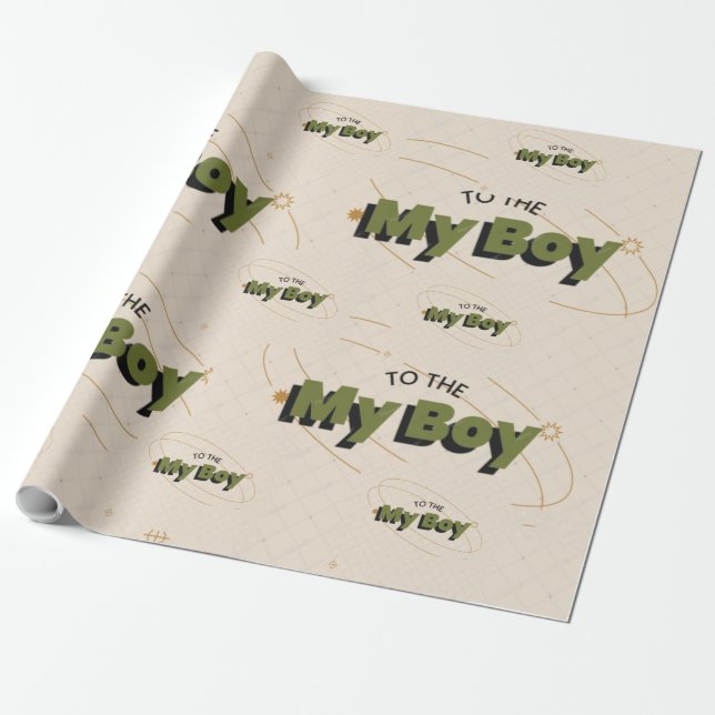 Party Supplies Wrapping Paper (Unrolled)