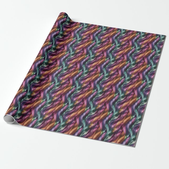 Party Swirl Wrapping Paper (Unrolled)
