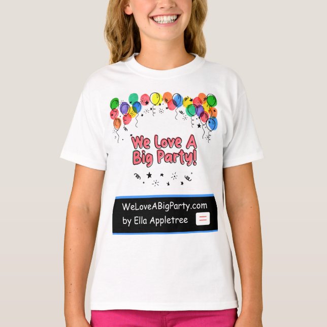 Party T-Shirt for kids and all ages (Front)