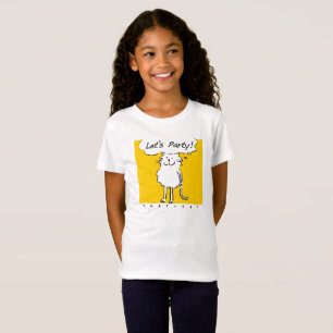 Party t-shirt with a funny cat design