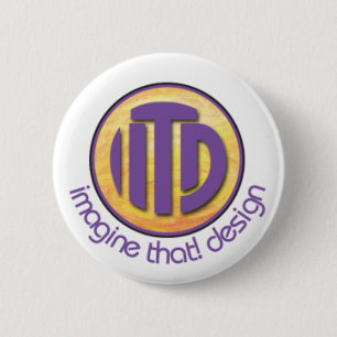 Party Temp 6 Cm Round Badge