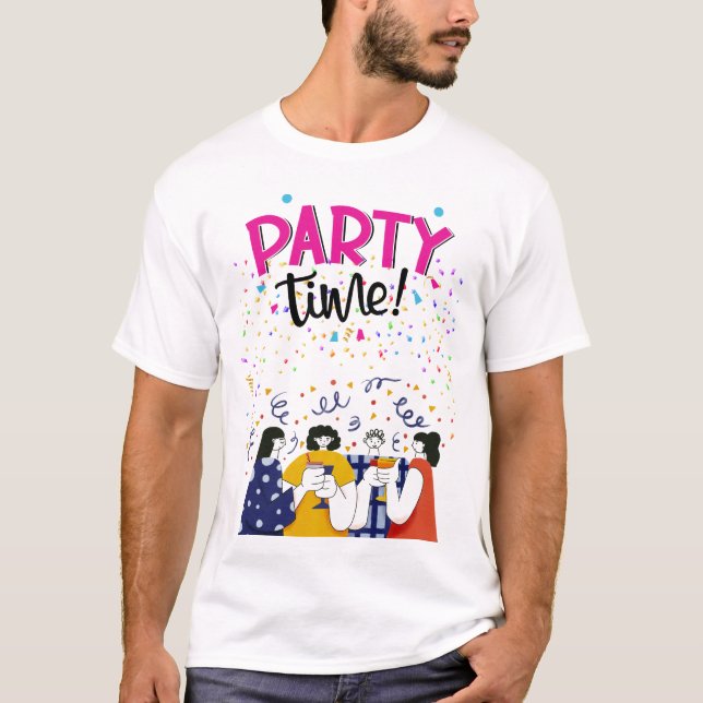 Party Theme T-Shirt (Front)