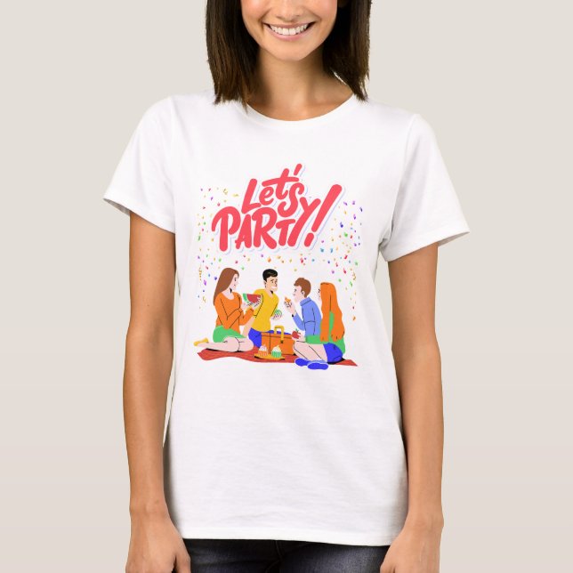 Party Theme T-Shirt (Front)