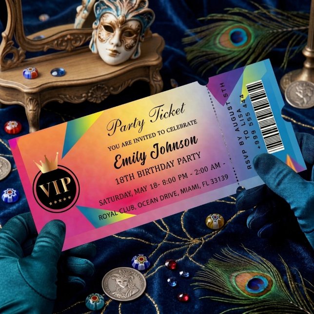  Party ticket invitations  (Creator Uploaded)
